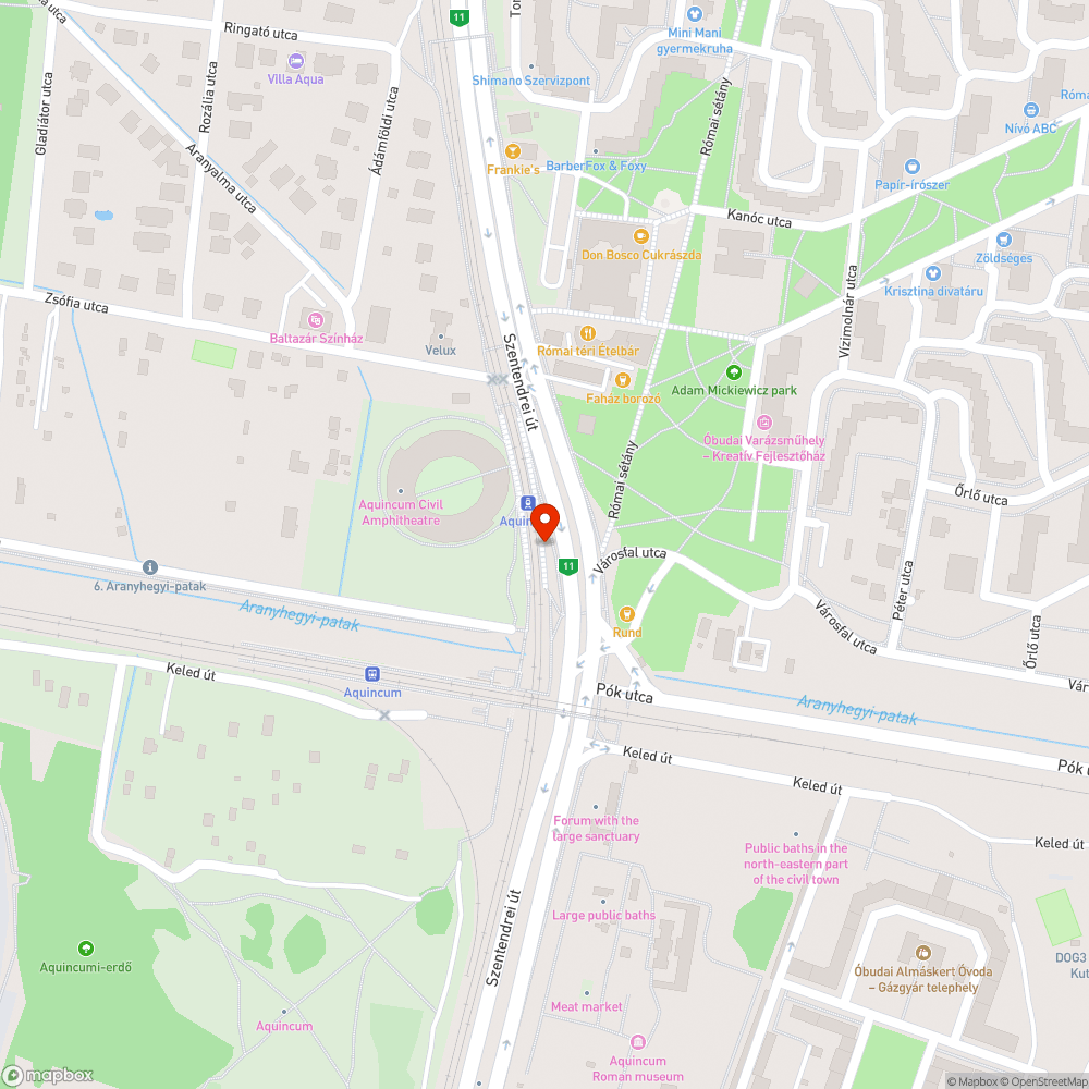 Árva oszlop bejelentés helye