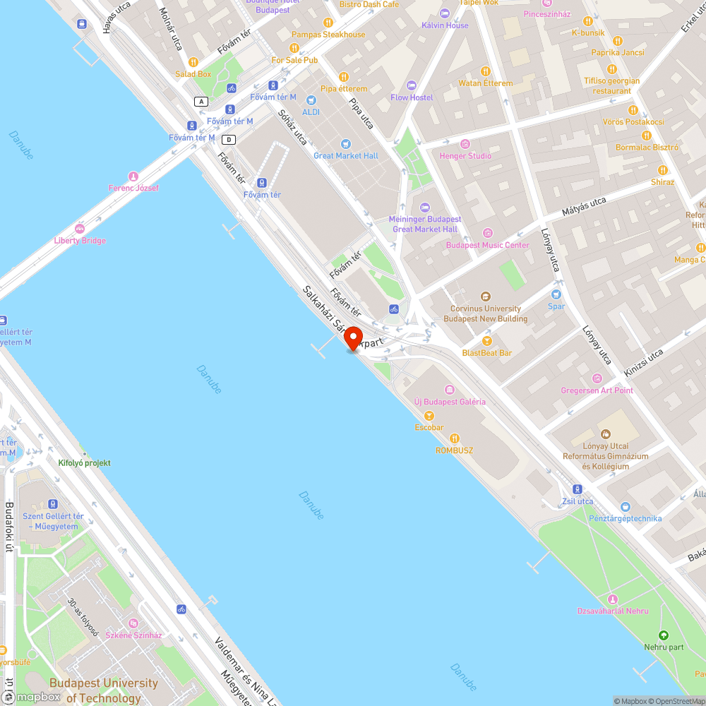 Buszparkolás a Bálnánál bejelentés helye