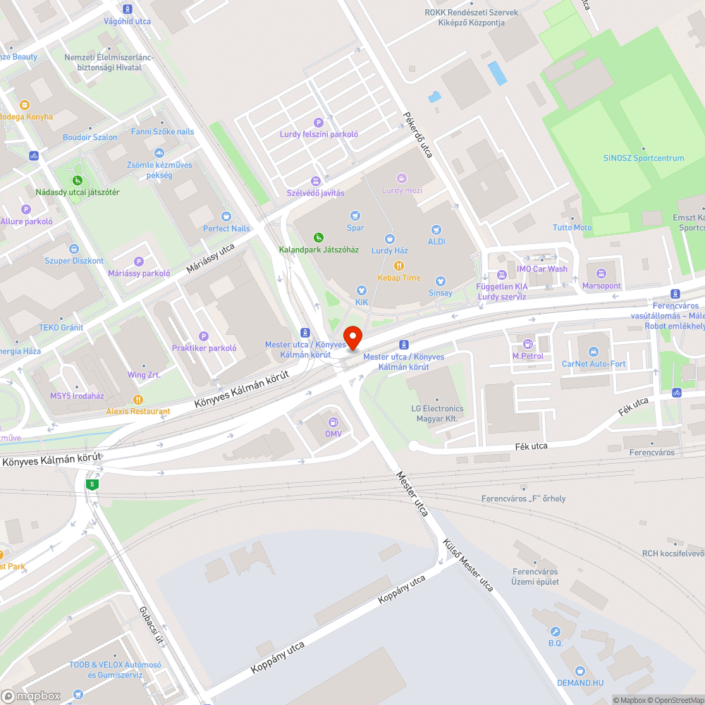 Lekopott átkelőhelyek bejelentés helye