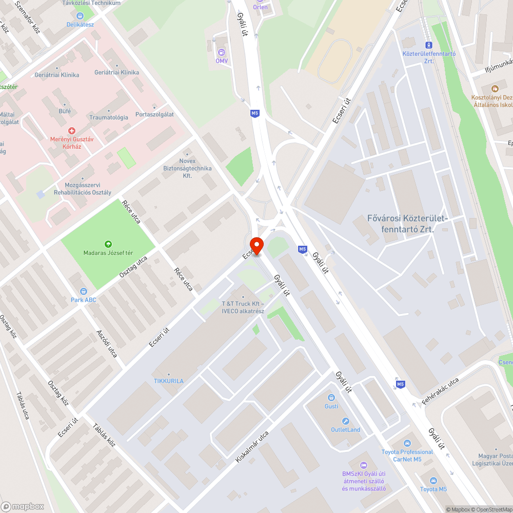 Halvány jelzőtábla bejelentés helye