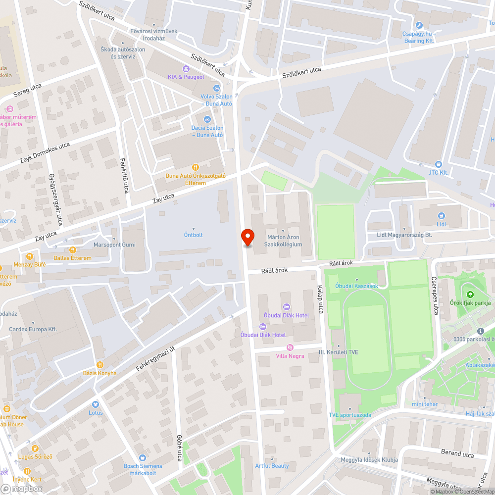 Forgalomból kivont autómentő bejelentés helye