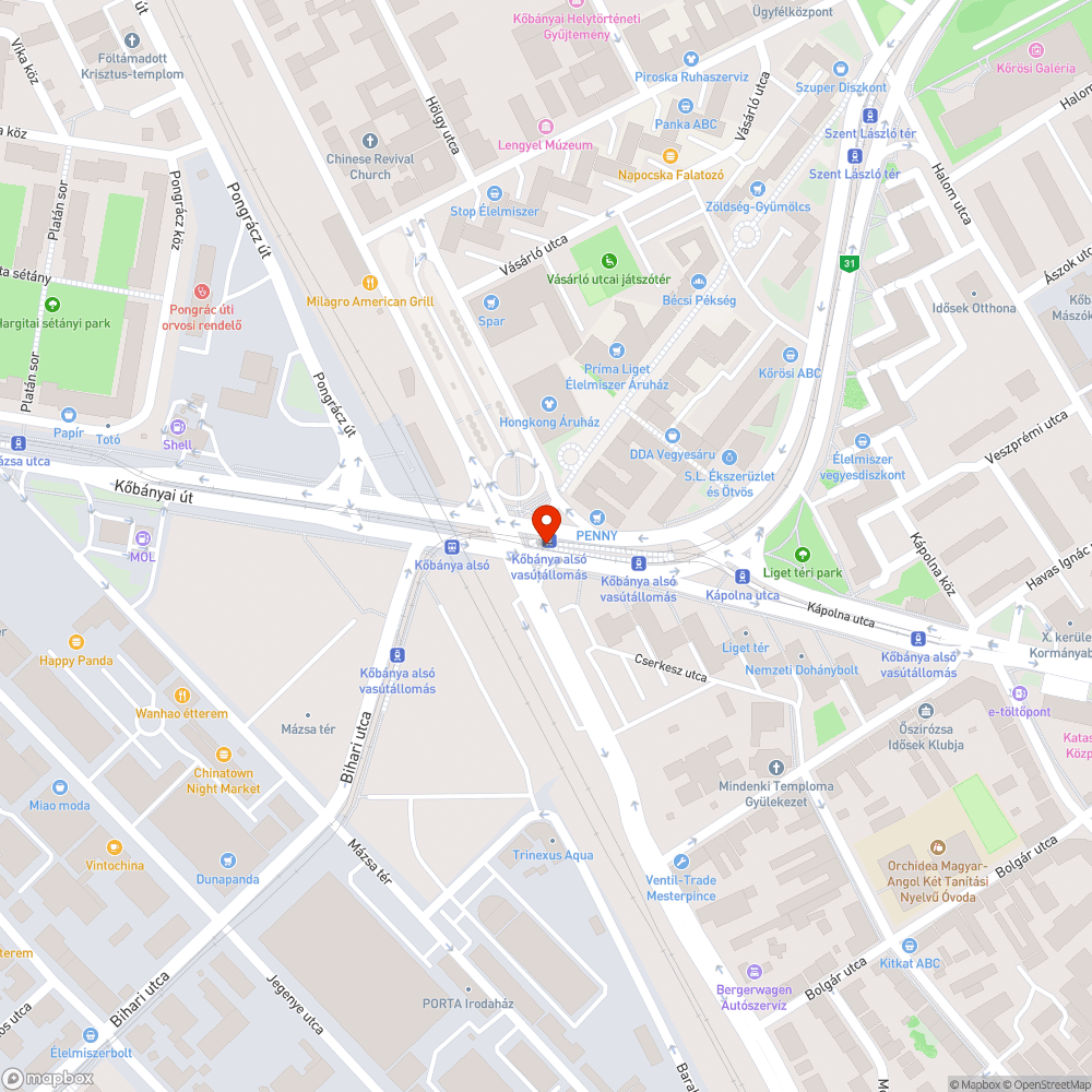 Betört üveg bejelentés helye