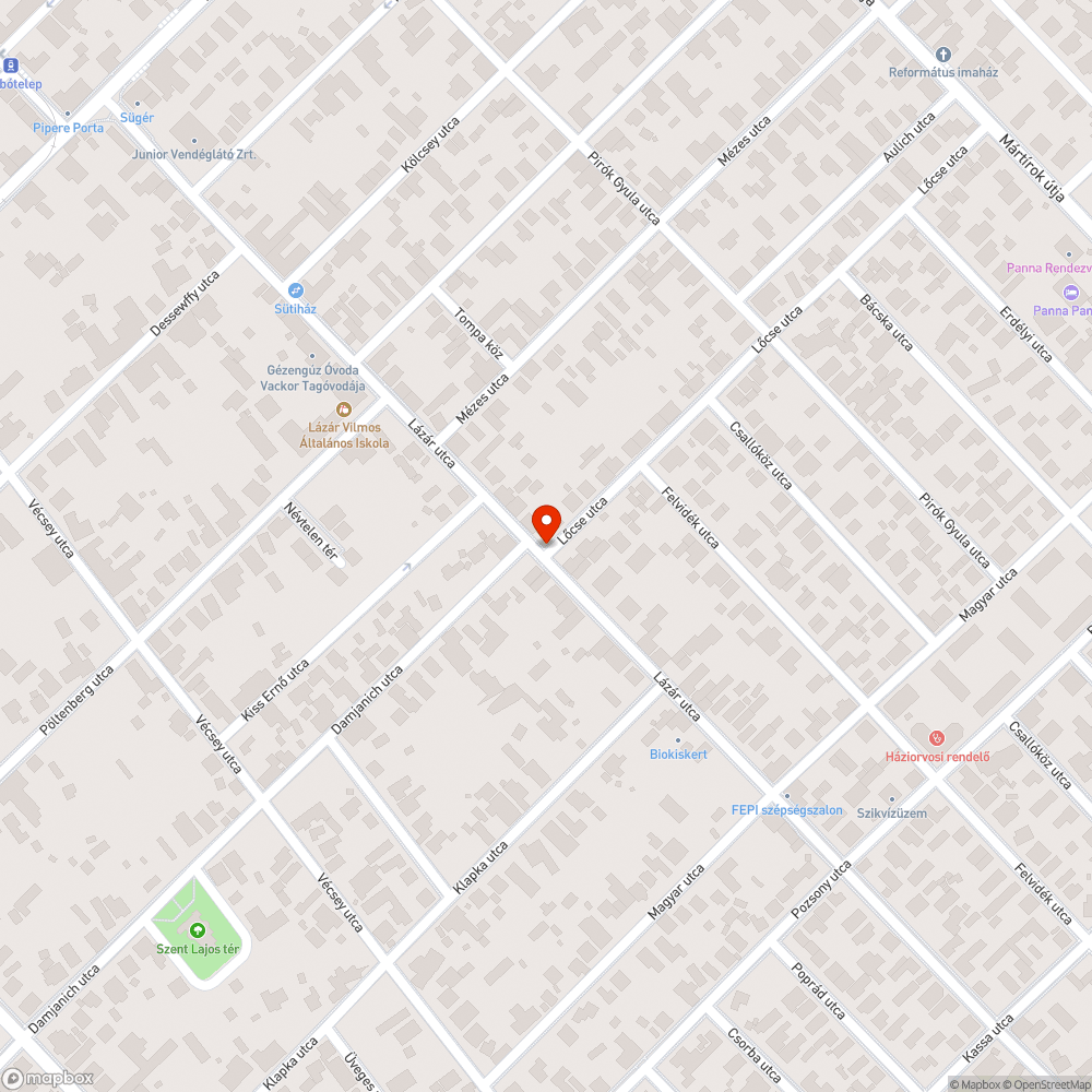 Összefirkált utcanávtábla bejelentés helye