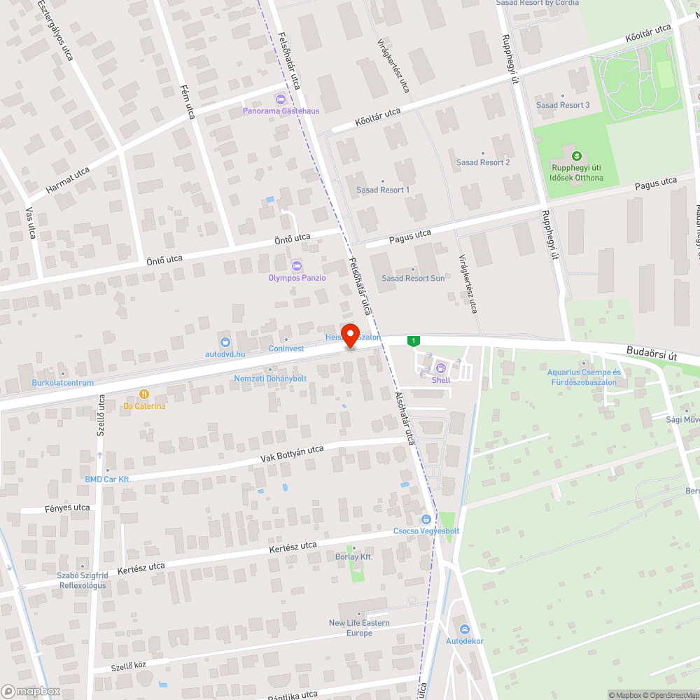 Betört üvegű váró bejelentés helye