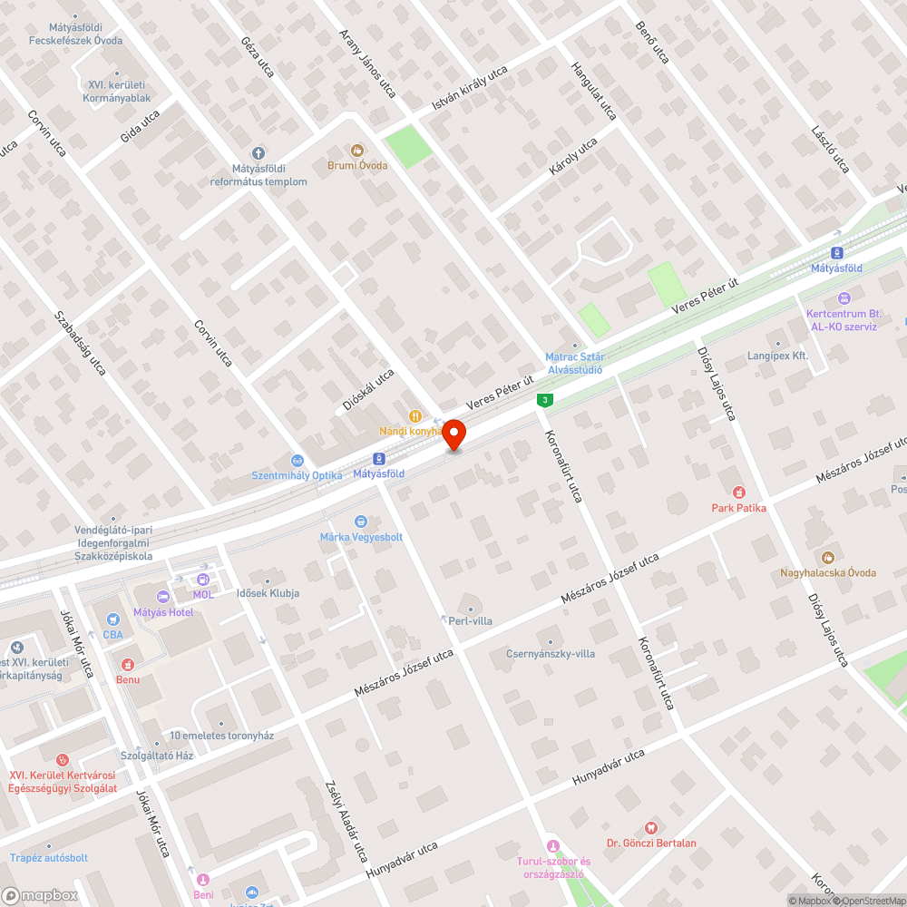 Szemétkupac bejelentés helye