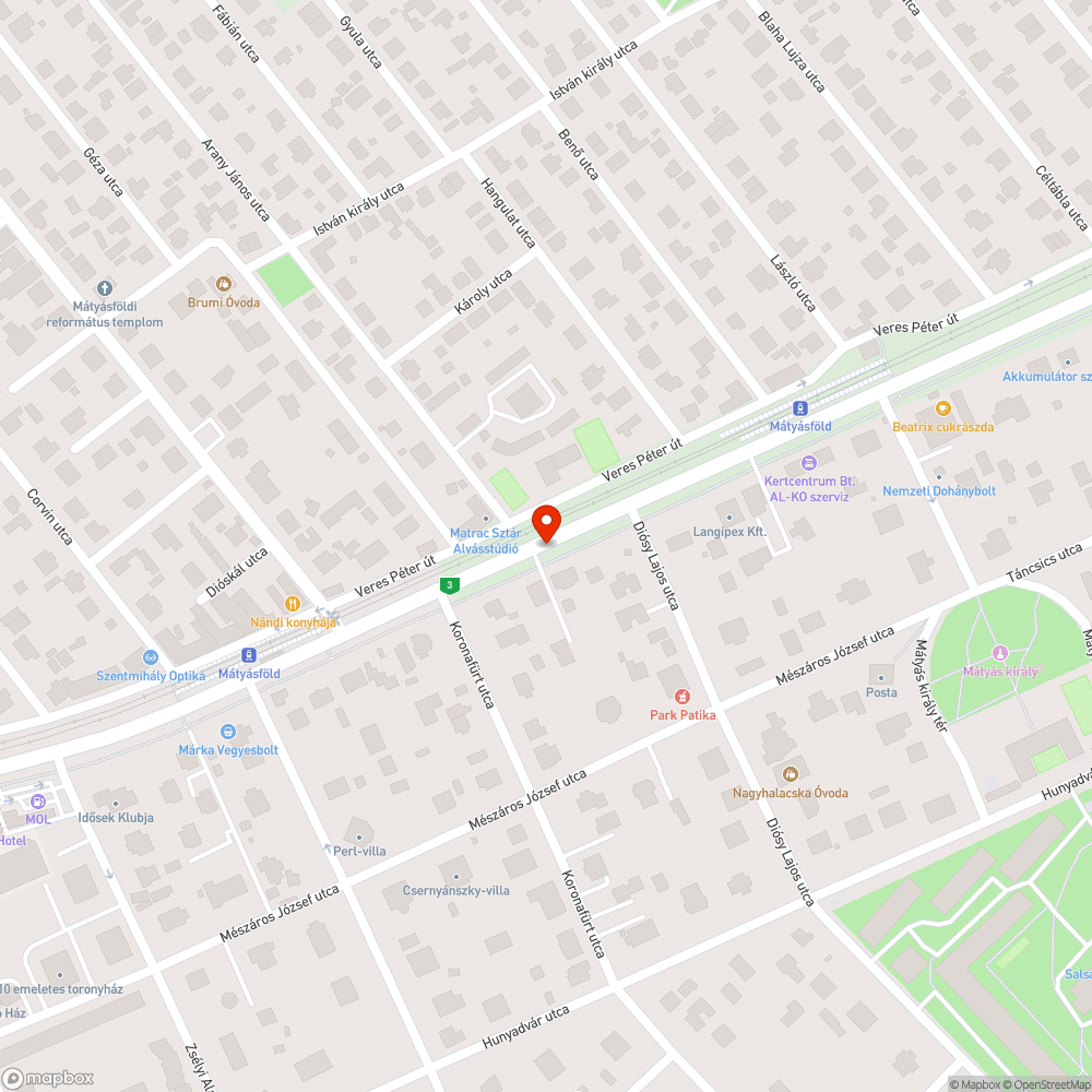 Zöldterületen parkolás bejelentés helye