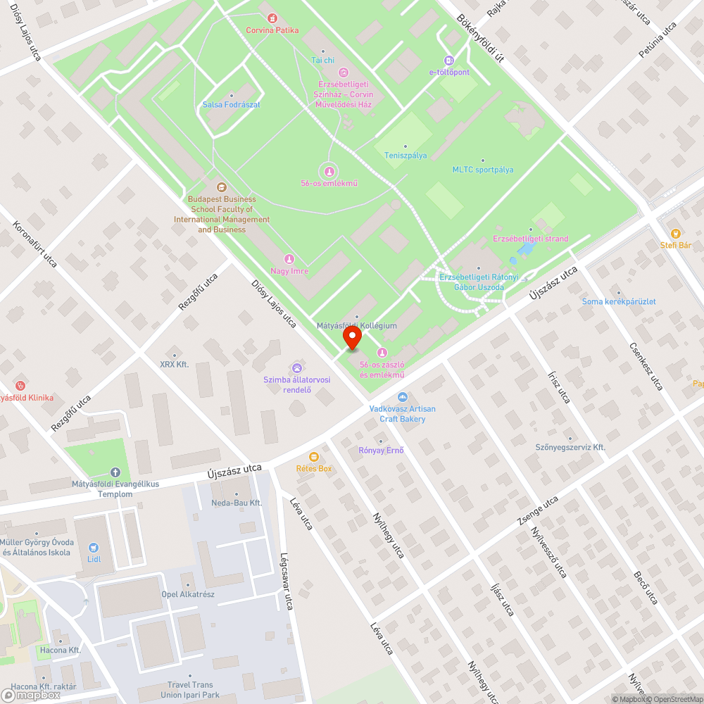 Szemét bejelentés helye