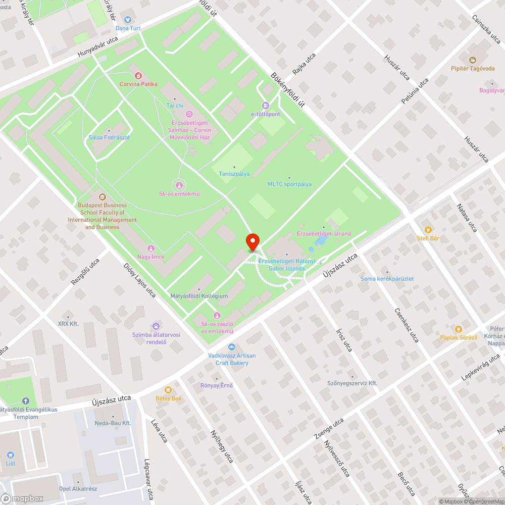 Sáros járda bejelentés helye