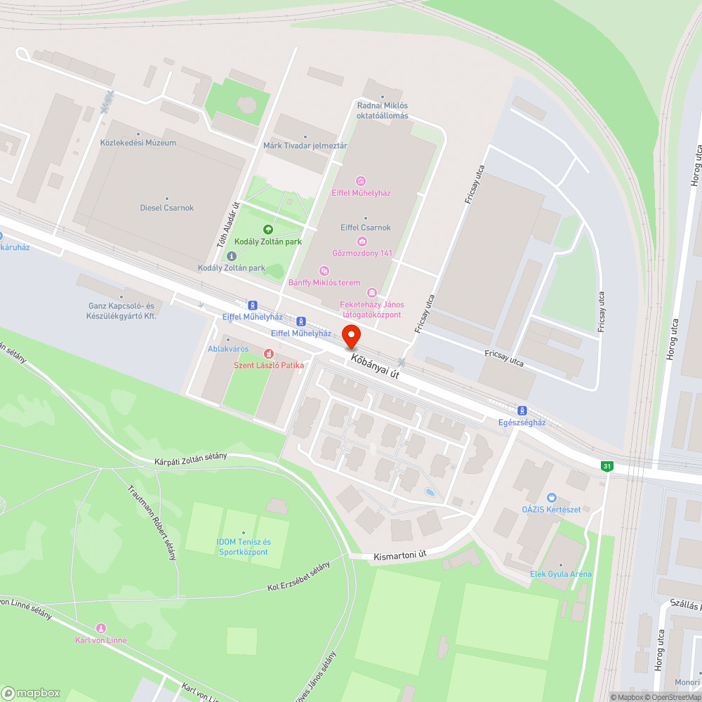 Sóder és homok a kerékpár úton bejelentés helye