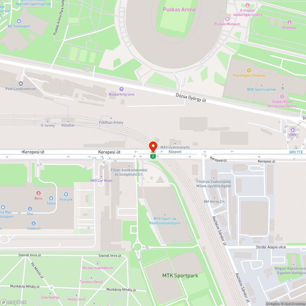 Graffitis híd bejelentés helye