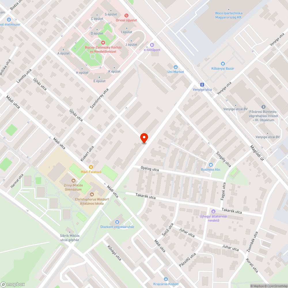 Beláthatatlan útkereszteződés bejelentés helye