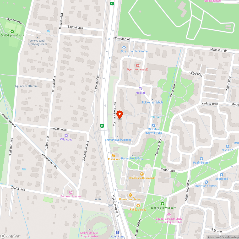 Törött pad bejelentés helye