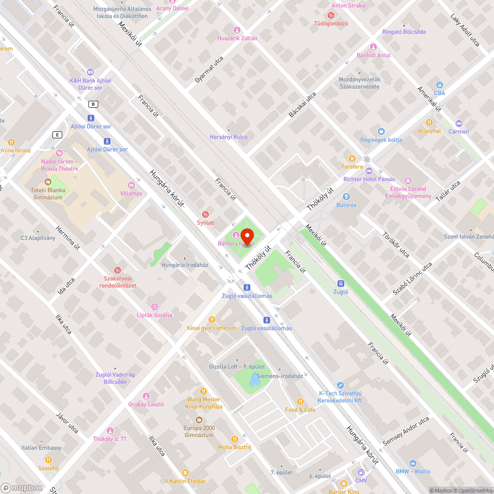 elhanyagolt parkok, utak bejelentés helye