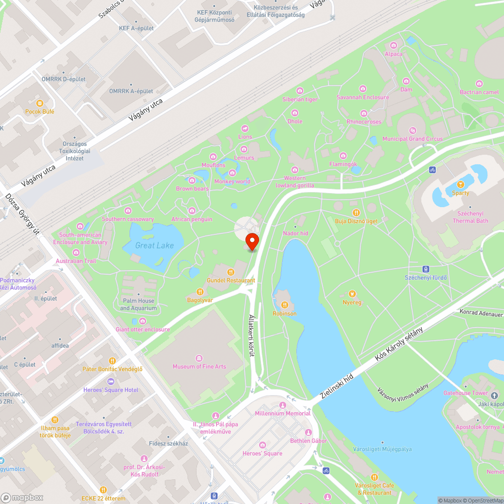 Parkolás bejelentés helye