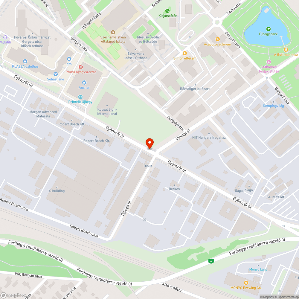 Néhai patkány bejelentés helye