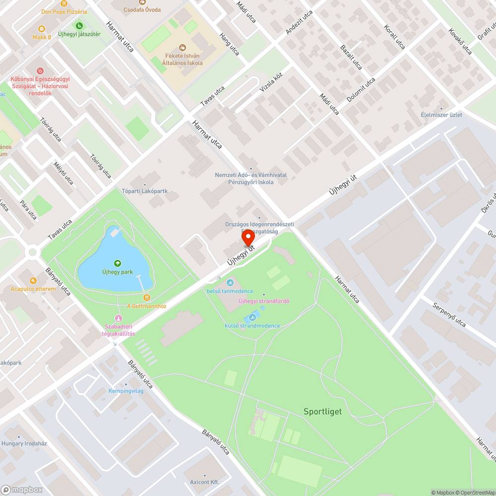 Beton darabok bejelentés helye