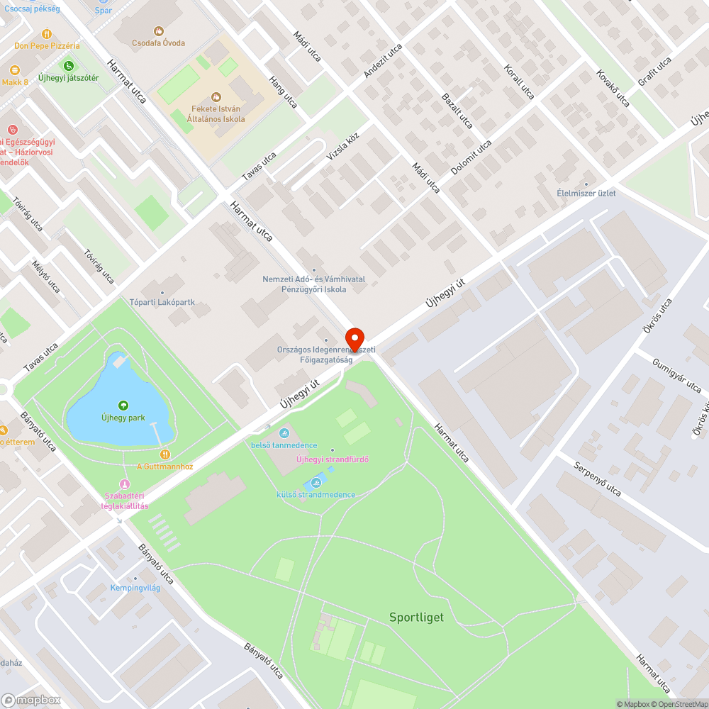 Burkolat bejelentés helye