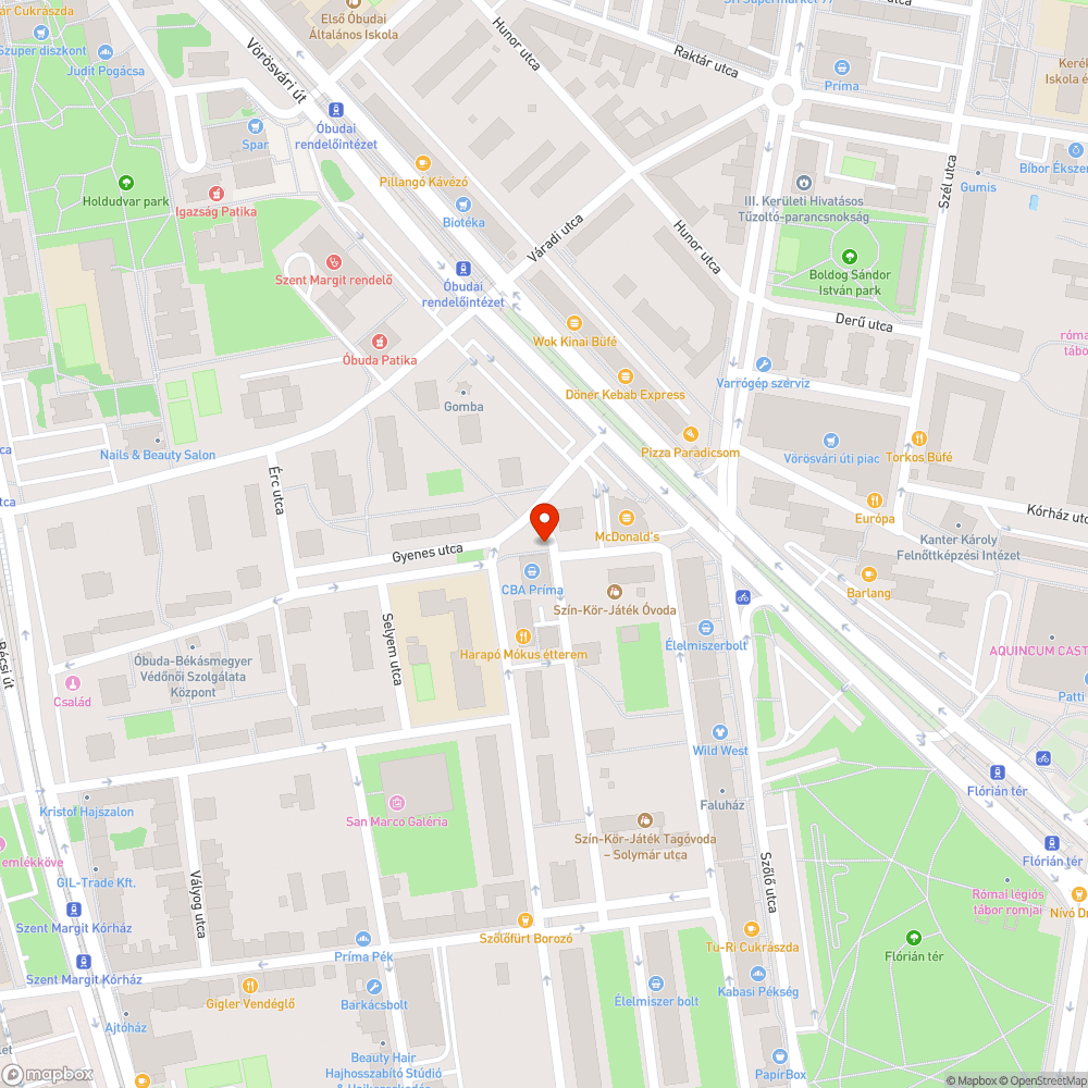 Felpúposodott járda bejelentés helye