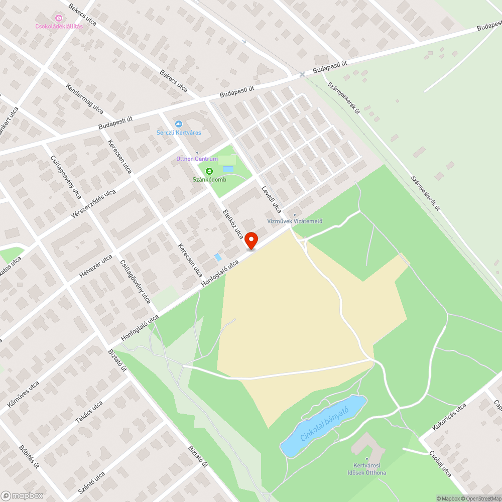 Eső után óriási pocsolya bejelentés helye