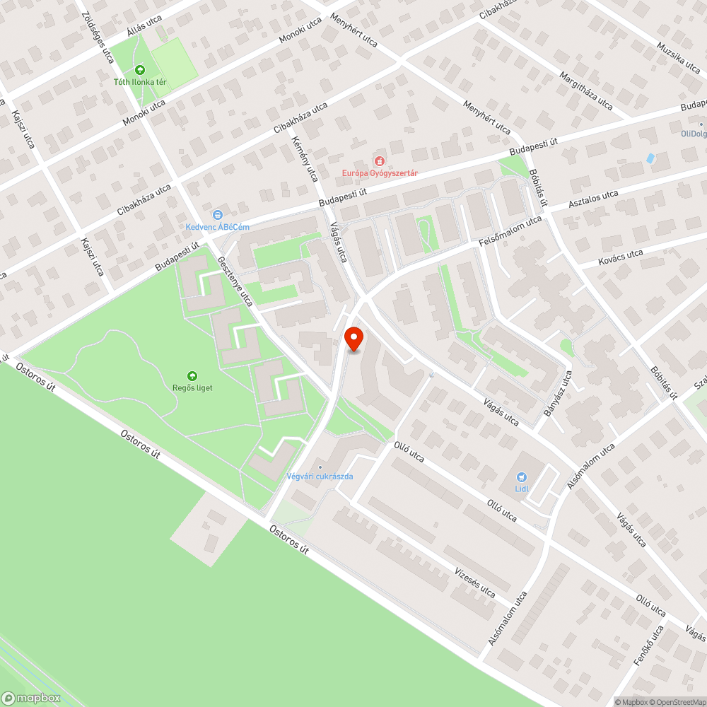 Kiszáradt fák bejelentés helye