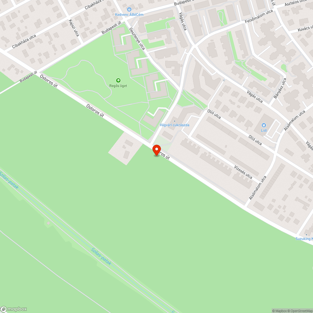 Belógó faág bejelentés helye