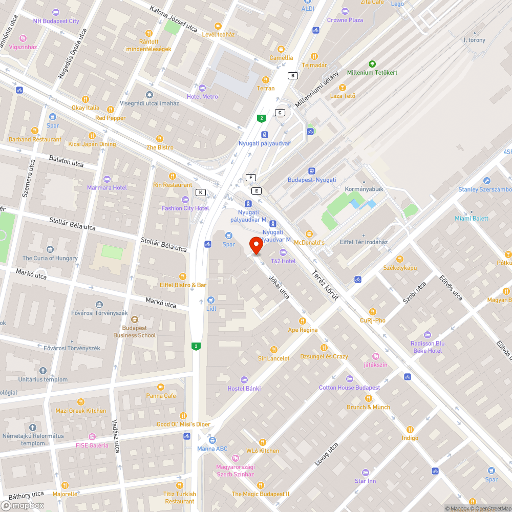 Leparkolt járda bejelentés helye