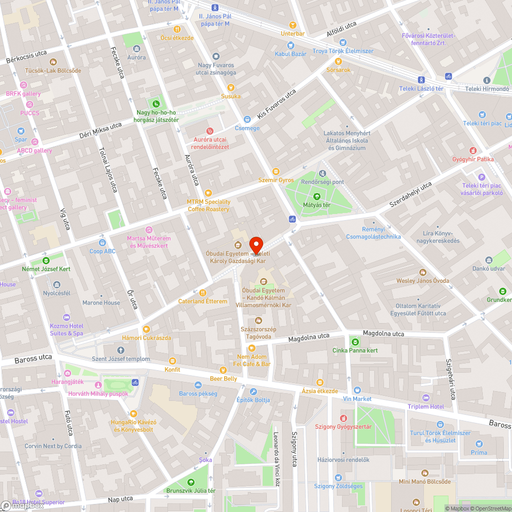 Barbarizmus bejelentés helye