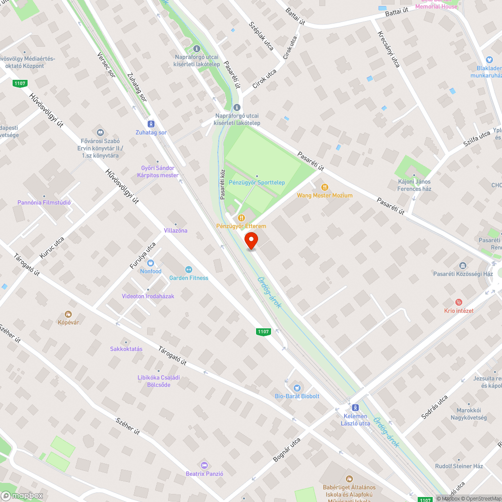 Kátyúk bejelentés helye