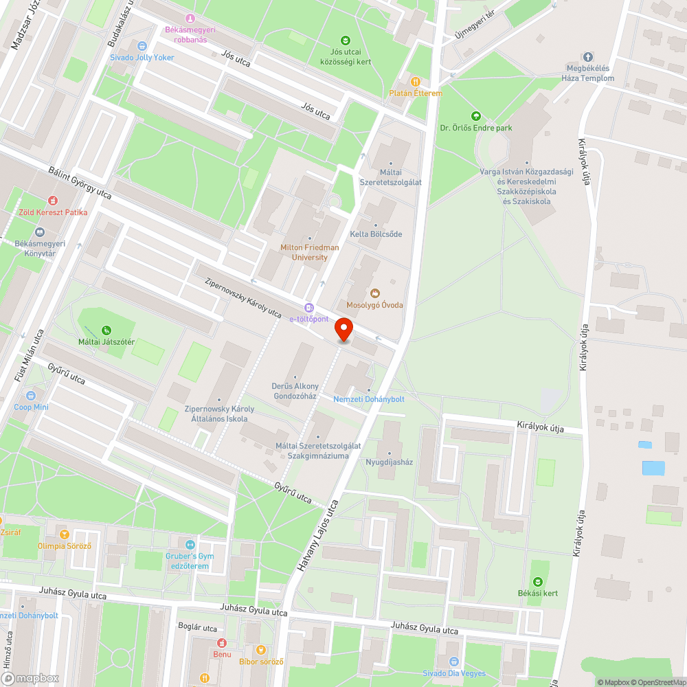 Kiszáradt, életveszélyes fa bejelentés helye