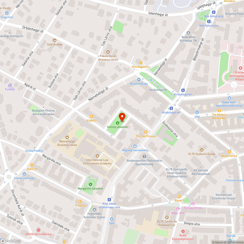 Játszótéri kerítés darab leszakadt bejelentés helye