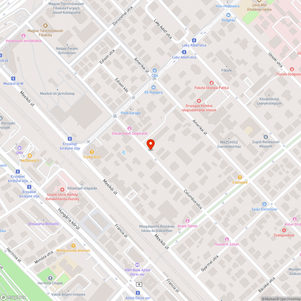 kátyú bejelentés helye