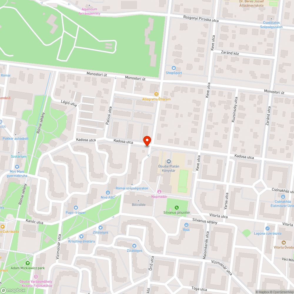 Graffiti bejelentés helye