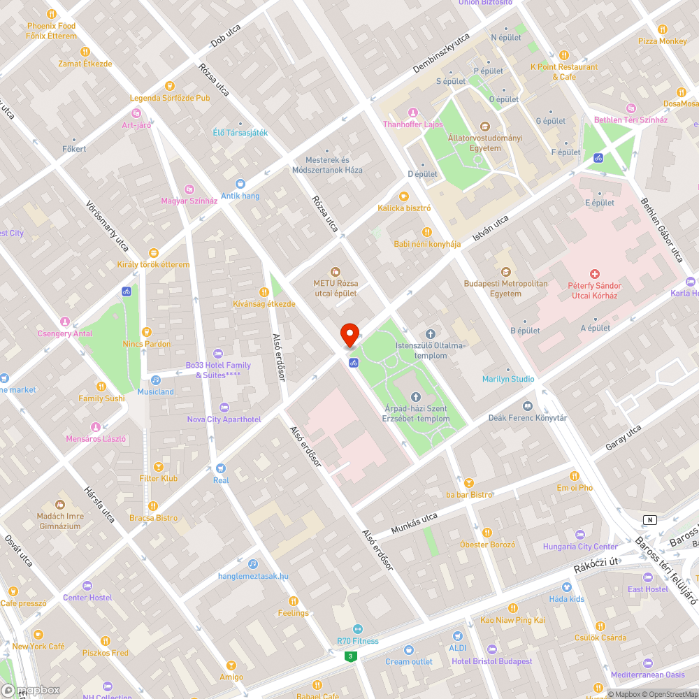 Lyuk bejelentés helye