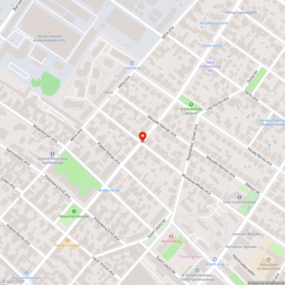 nehezen belátható kereszteződés a nádor utcán bejelentés helye