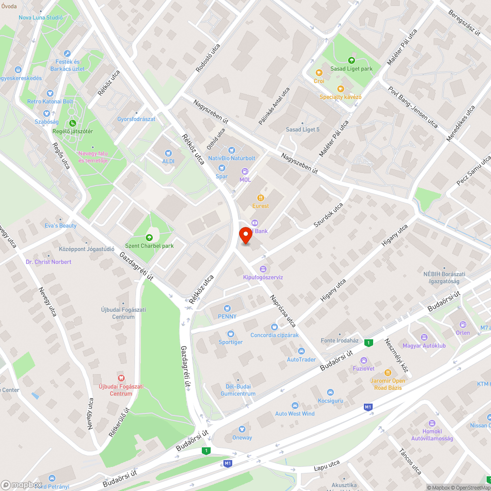 Járdára belógó fa bejelentés helye