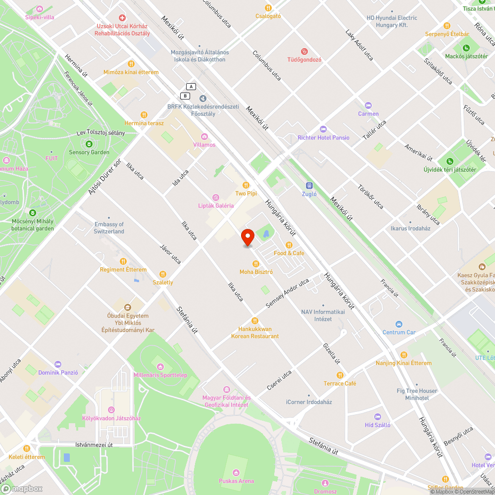 Lyukas fedlap bejelentés helye