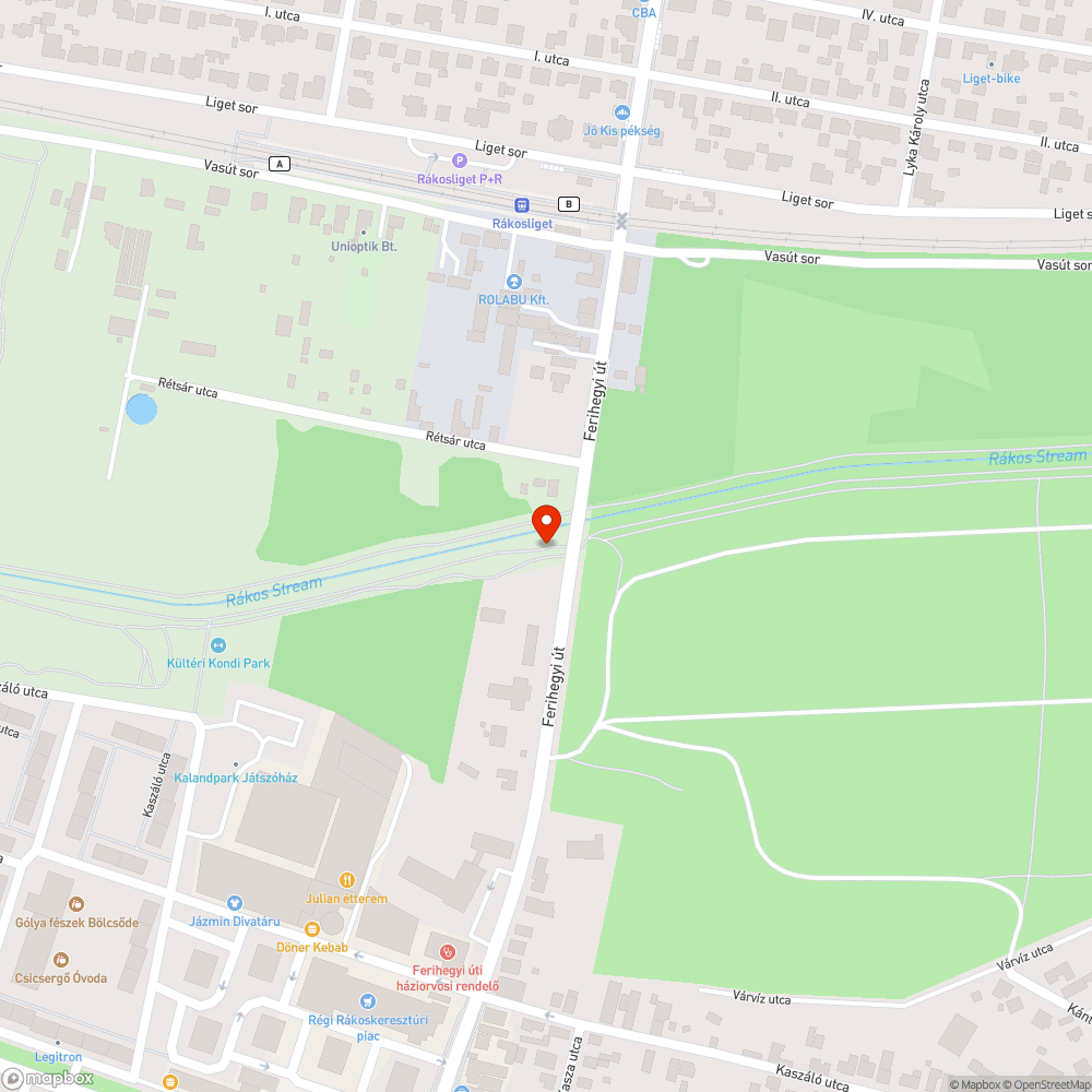 Összefirkált pad bejelentés helye