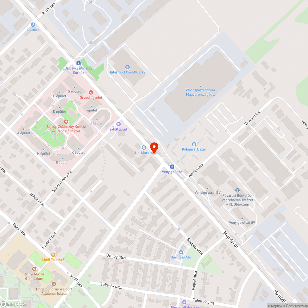 Kiszáradt fák villamosvágány mellett bejelentés helye