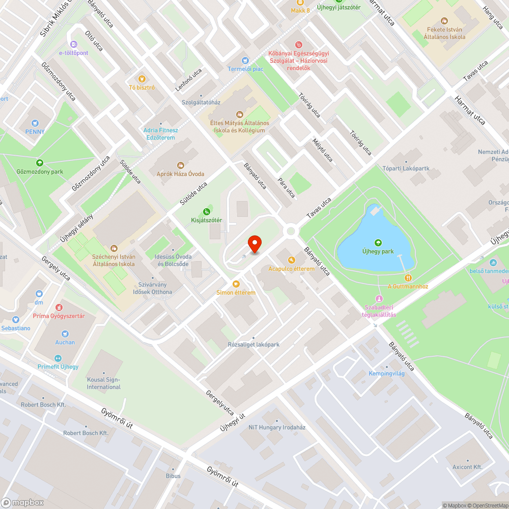 Kettétört fa bejelentés helye