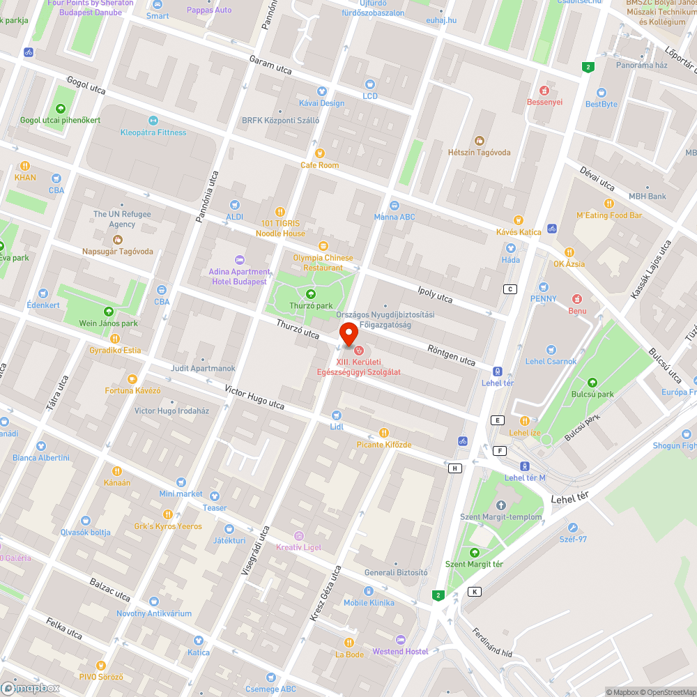 Kijár a kerékpártároló bejelentés helye