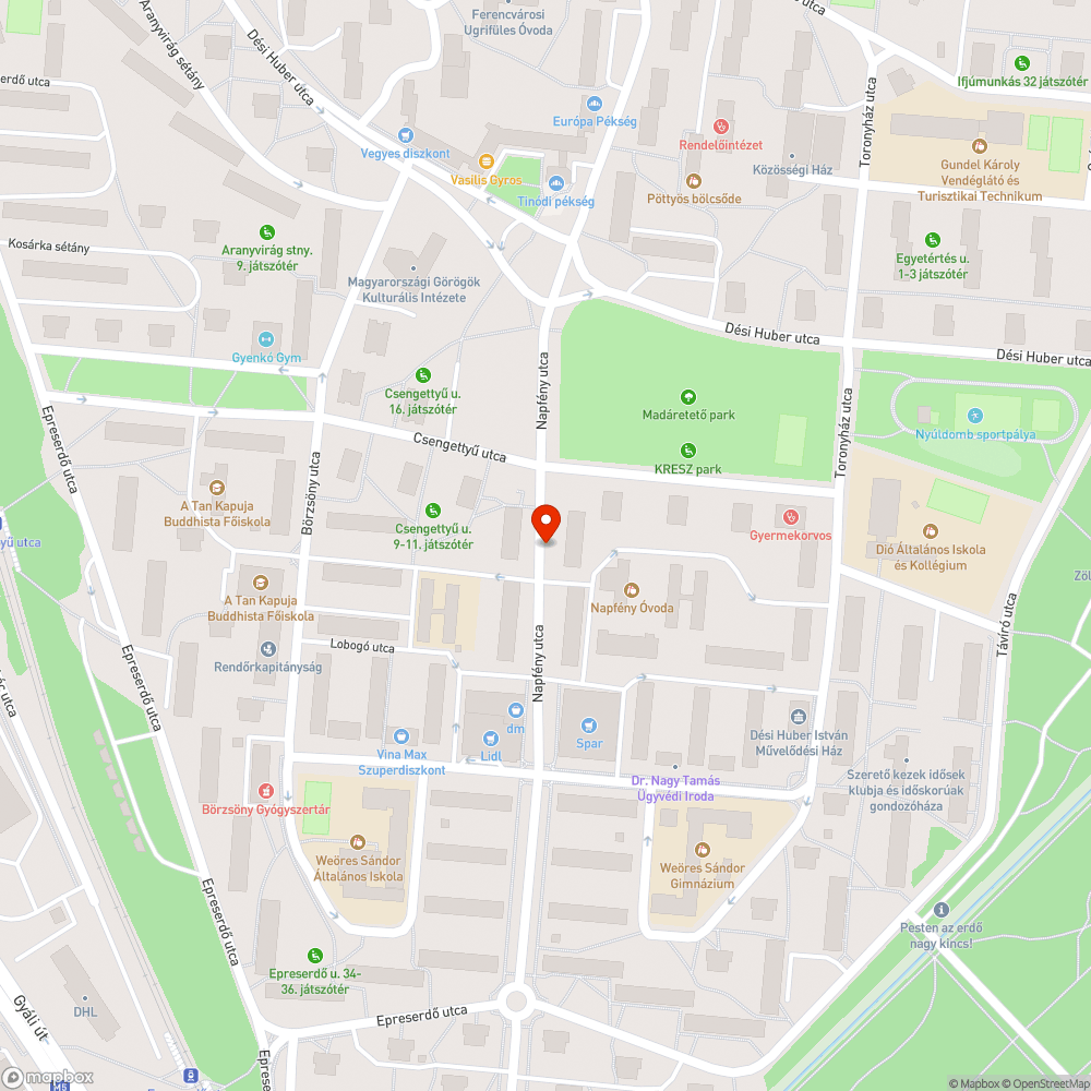 Nem működő sebességmérők a József Attila-lakótelepen bejelentés helye