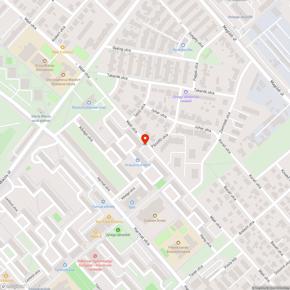 Balesetveszélyes járdaszegély bejelentés helye