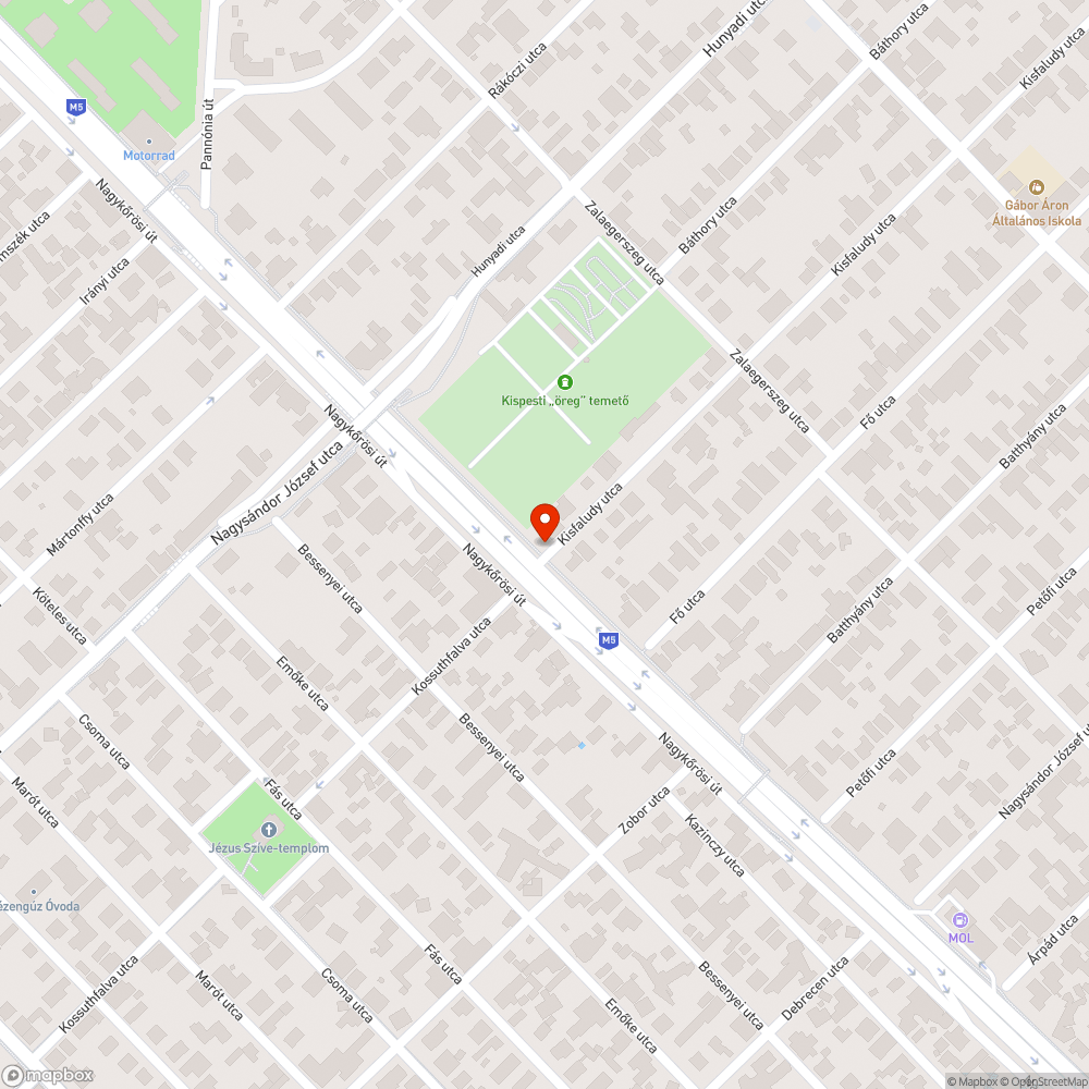 Benőtt bokrok bejelentés helye