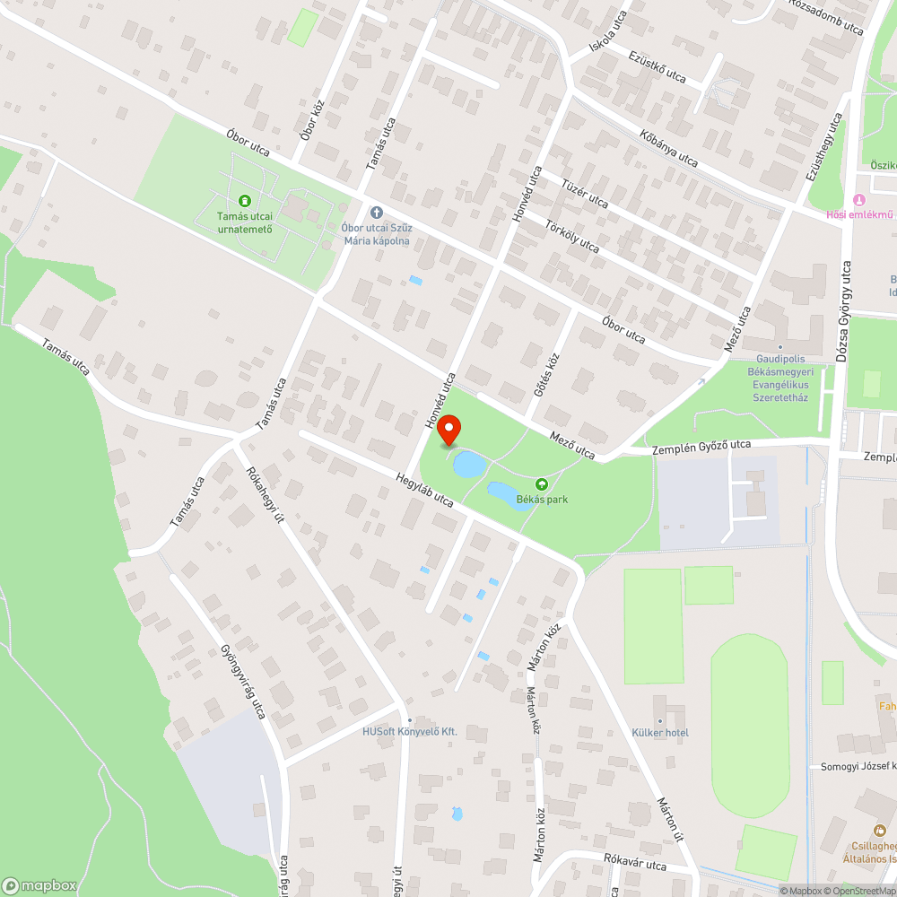 Rossz állapotban lévő pad bejelentés helye