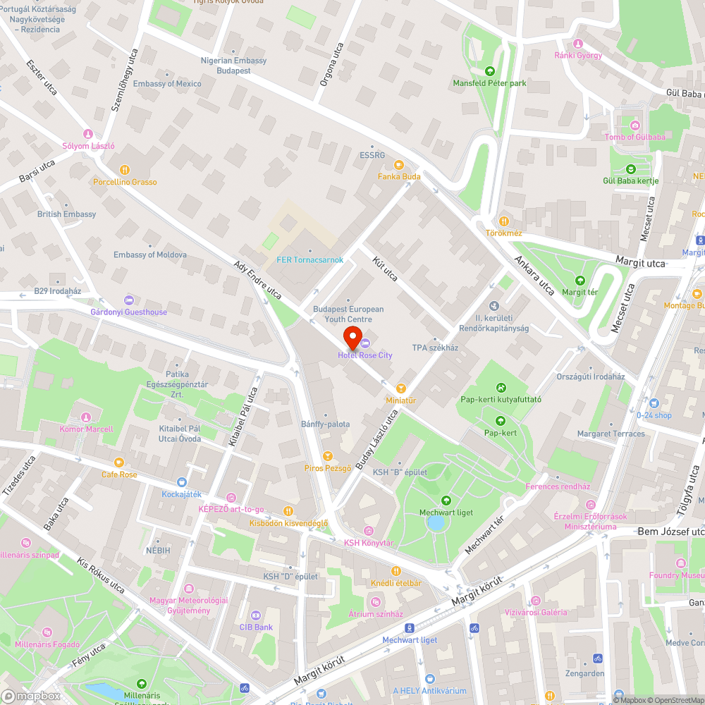 Használhatatlan járda bejelentés helye