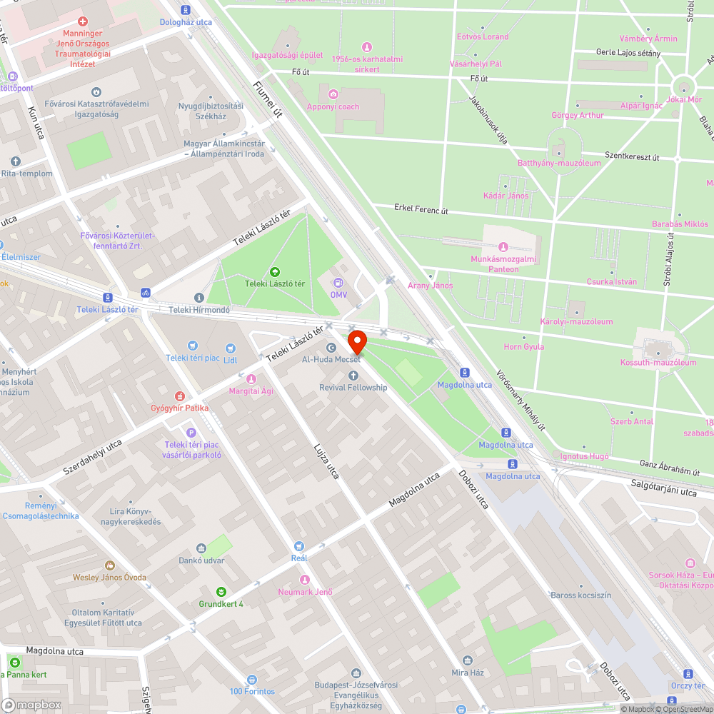 Szétesett bejelentés helye