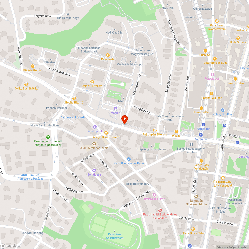 Elhajlott oszlopok, szűk járda bejelentés helye