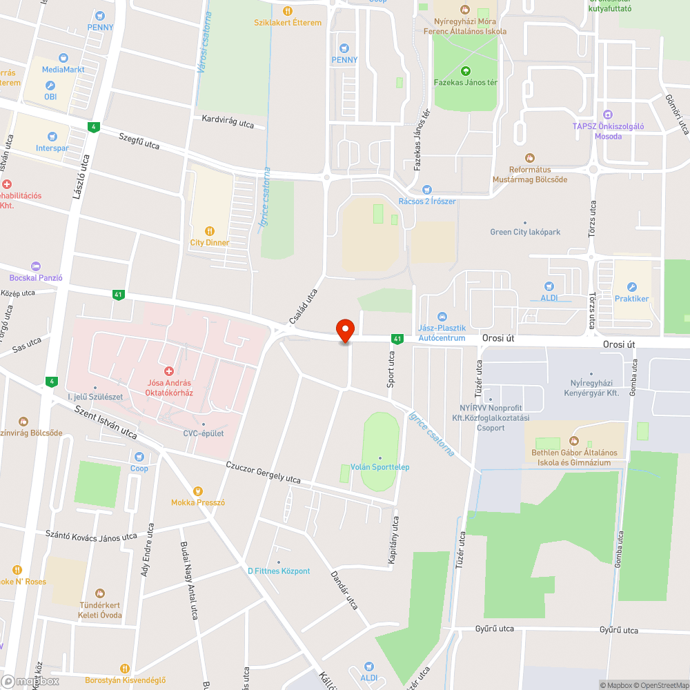 Járda melletti épület alapja ázik. bejelentés helye