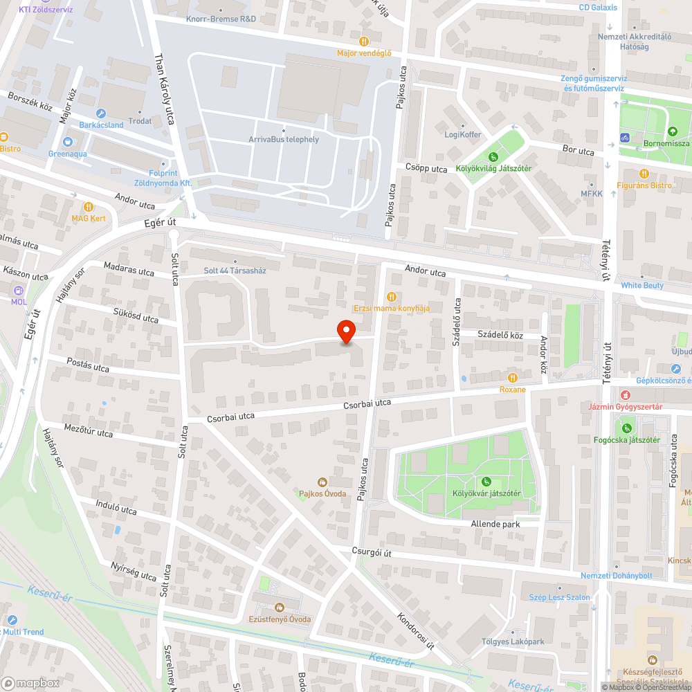 Kipusztult fa bejelentés helye