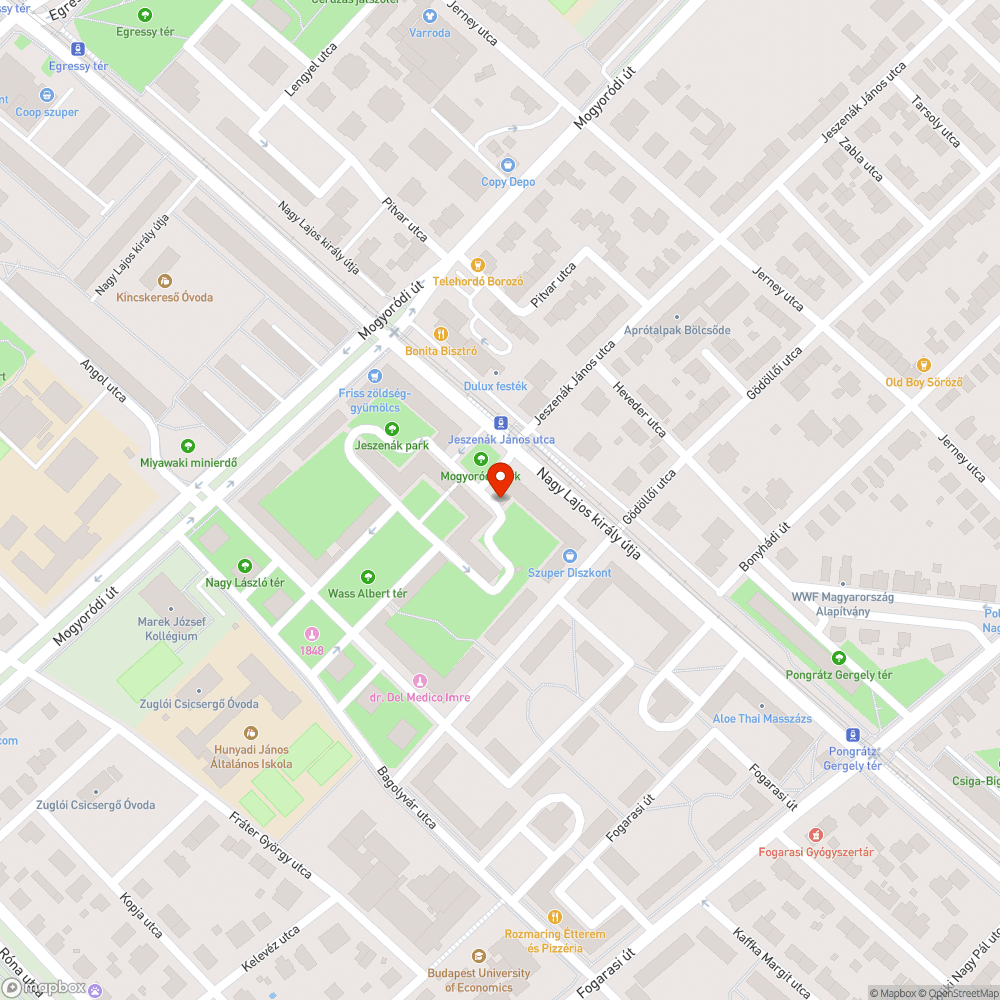 Évek óta elhagyott autó bejelentés helye